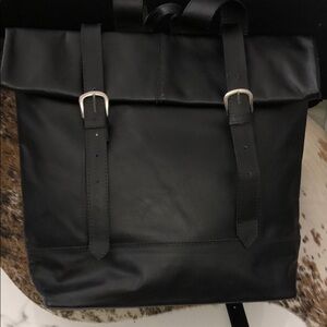PURO UTZ PIN PIN Roll Top Backpack Unisex Blk NWOT